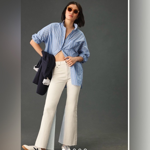NWT ASKK NY The Geek High-Rise Kick Flare Jeans